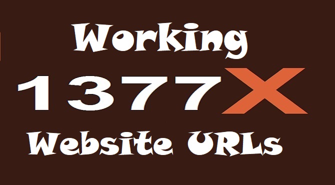 New 1377x Website URLs