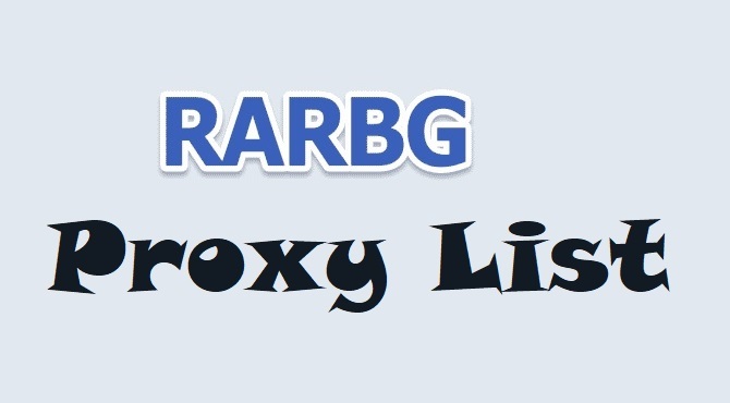 Top RARBG Proxy Sites and Mirror Links