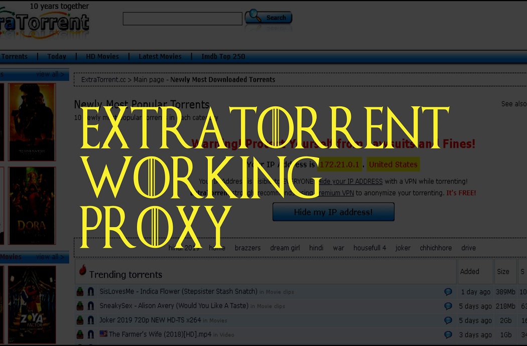 ExtraTorrent Proxy