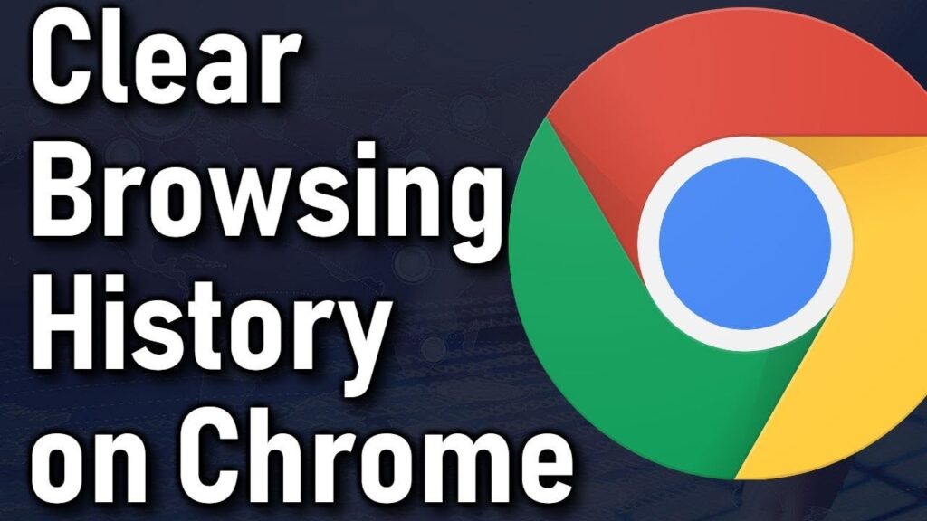 Delete browsing history on google