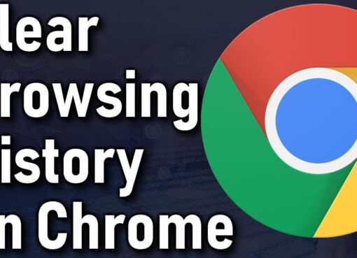 Delete browsing history on google