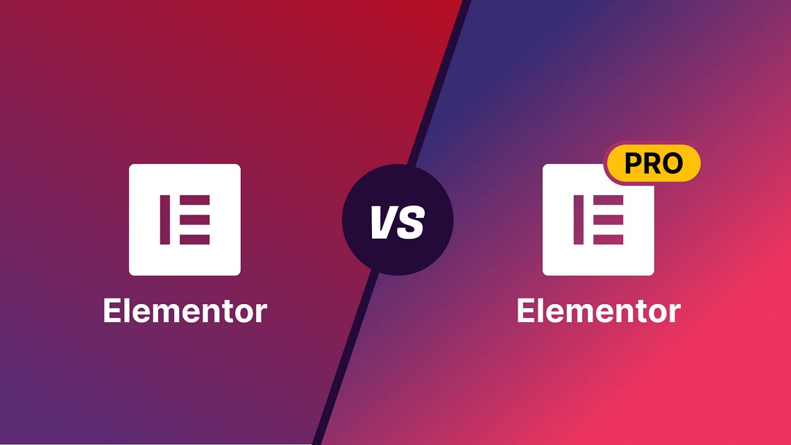 Elementor Free vs. Pro